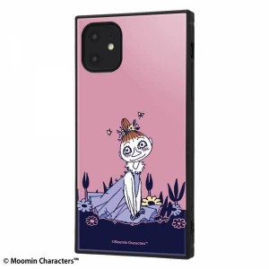 iPhone 11 耐衝撃ケース ムーミン ミムラねぇさん ハイブリッドカバー KAKU スクエア 四角 キャラ おしゃれ かわいい 可愛い IQ-AP21K3TB