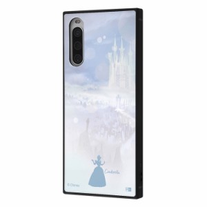 Xperia 10 IV  ケース ディズニー シンデレラ シンデレラ城 耐衝撃カバー KAKU ハイブリッド スクエア 四角 かわいい 可愛い おしゃれ オ