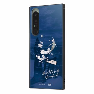 Xperia 1 IV  ケース ディズニー ピーター・パン 名作 耐衝撃カバー KAKU ハイブリッド スクエア 四角 かわいい 可愛い おしゃれ オシャ