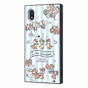 Xperia Ace III  ケース ディズニー チップとデール Little Chipmunk 耐衝撃カバー KAKU ハイブリッド スクエア 四角 かわいい 可愛い お