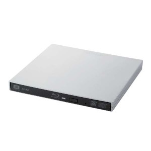 エレコム 外付け ブルーレイドライブ BDXL/DVD/CD USB 3.2 Gen1/3.1 Gen1/3.0 ケーブル2本【 タイプC + タイプA 】 Toast20付属 書き込み