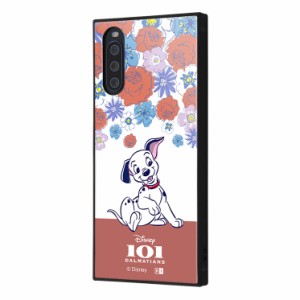 Xperia 10 III 10 III Lite エクスペリア SO-52B SOG04 XQ-BT44 ケース ディズニー 子犬 フラワー カバー 耐衝撃ハイブリッド KAKU スク