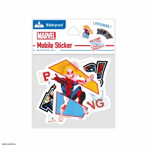 スパイダーマン ステッカー シール キャラクター グッズ  マーベル MARVEL ３種類 各１枚 MV-216