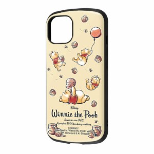 iPhone 14 iPhone 13 スマホ ケース カバー ディズニー プーさん はちみつ Disney キャラクター グッズ 傷に強い 耐衝撃 頑丈 丈夫 強い 