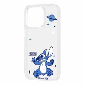 iPhone 14 Pro クリア スマホ ケース カバー ディズニー スティッチ Disney キャラクター グッズ 透明 傷に強い 耐衝撃 頑丈 丈夫 強い 