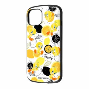 iPhone 14 iPhone 13 スマホ ケース カバー ルーニー テューンズ トゥイーティー 総柄 強い Tweety キャラクター グッズ 傷に強い 耐衝撃