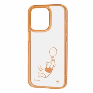 iPhone 14 Pro クリア スマホ ケース カバー ディズニー プーさん Disney キャラクター グッズ 透明 傷に強い 耐衝撃 頑丈 丈夫 強い ス