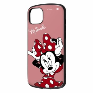 iPhone 14 Plus スマホ ケース カバー ディズニー ミニーマウス Disney キャラクター グッズ 傷に強い 耐衝撃 頑丈 丈夫 強い ストラップ