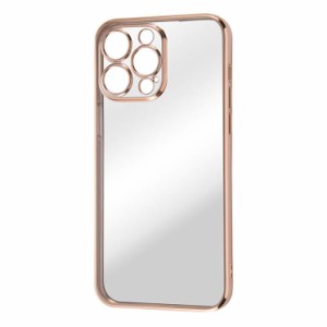 iPhone 14 Pro Max クリア スマホ ケース カバー カメラ カバー ピンク ゴールド 透明 保護 レンズ 耐衝撃 頑丈 傷に強い ストラップホー