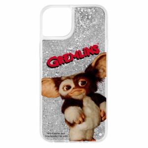 iPhone 14 Plus スマホ ケース カバー グレムリン ギズモ ラメ グリッター キラキラ GREMLINS GIZMO シルバー キャラクター グッズ 動く 