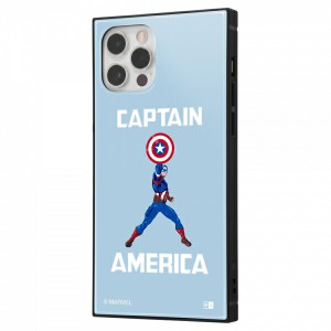 iPhone 12 iPhone 12Pro ケース キャプテン アメリカ エクスペリア スマホ カバー ブルー 水色 キャラクター グッズ MARVEL マーヴェル 