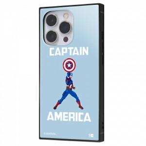 iPhone 13 Pro ケース キャプテン アメリカ エクスペリア スマホ カバー ブルー 水色 キャラクター グッズ MARVEL マーヴェル 耐衝撃 頑