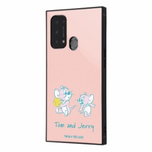 OPPO Reno A スマホ ケース カバー 『 トムとジェリー 』 ピンク ジェリー タフィー チーズ トムジェリ スクエア 傷に強い 耐衝撃 頑丈 