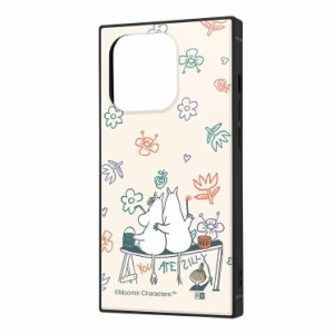 iPhone 14 Pro スマホ ケース カバー ムーミン お絵描き ミィ スナフキン Moomin かわいい おしゃれ 北欧 フィンランド グッズ 耐衝撃 頑