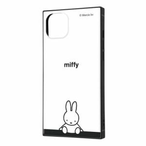 iPhone 14 Plus スマホ ケース カバー ミッフィー おすまし Miffy かわいい おしゃれ うさぎ うさこちゃん グッズ 耐衝撃 頑丈 スクエア 