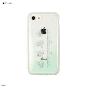 ディズニー アリエル iPhone SE3 SE2 SE 第３世代 第２世代 iPhone 8 7 クリア ケース カバー スマホケース 透明 おしゃれ かわいい  キ