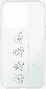 アリエル iPhone 14Pro 13Pro クリア ケース カバー スマホケース 背面 透明 おしゃれ かわいい ディズニー キャラクター グッズ 可愛い 