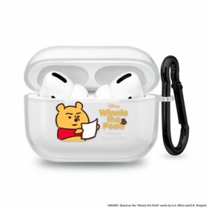 カナヘイ ディズニー AirPods Pro 第1世代 ケース くまのプーさん クリア 透明 プーさん キャラクター グッズ LINE スタンプ クリエイタ