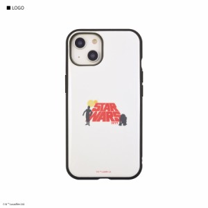 STAR WARS iPhone 14 iPhone 13 ケース カバー ロゴ ホワイト C3PO R2-D2 スターウォーズ キャラクター グッズ オシャレ かっこいい IIII