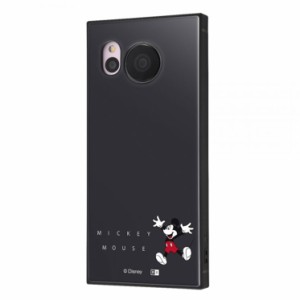 AQUOS sense7 ケース ディズニー ミッキー マウス グレー スマホ カバー ジャンプ かわいい おしゃれ ストラップホール スクエア エアク