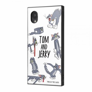 Galaxy A23 5G ケース トムとジェリー トム ジェリー おかしなトム トムジェリ ホワイト かわいい おしゃれ ストラップホール スクエア 