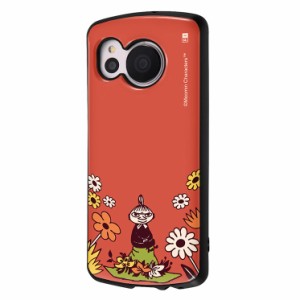 AQUOS sense7 スマホ ケース カバー 『 ムーミン 』 ミィ 花柄 MOOMIN キャラクター グッズ 傷に強い 耐衝撃 頑丈 丈夫 強い ストラップ