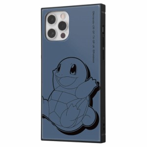 iPhone 12 iPhone 12Pro ケース ポケモン ゼニガメ サトシ ネイビー かわいい おしゃれ シンプル エアクッション ストラップホール スク