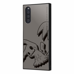 Xperia 10 III Xperia 10 III Lite ケース ポケモン ミミッキュ ムサシ グレー かわいい おしゃれ シンプル エアクッション ストラップホ