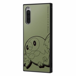 Xperia 10 IV ケース ポケモン モクロー サトシ グリーン カーキ かわいい おしゃれ シンプル エアクッション ストラップホール スクエア