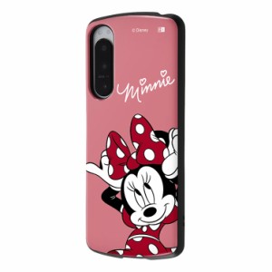 Xperia 5 IV スマホ ケース カバー 『 ディズニー 』 ミニーマウス Disney キャラクター グッズ 傷に強い 耐衝撃 頑丈 丈夫 強い ストラ