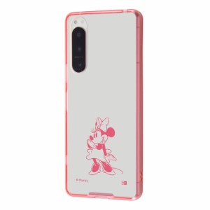 Xperia 5 IV クリア スマホ ケース カバー 『 ディズニー 』 ミニーマウス Disney キャラクター グッズ 透明 傷に強い 耐衝撃 頑丈 丈夫 