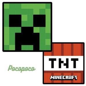 マインクラフト スマホ グリップトック POCOPOCO Minecraft キャラクター グッズ リング ポコポコ スタンド マイクラ