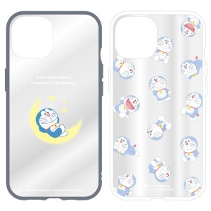 ドラえもん iPhone15 iPhone14 iPhone13 ケース クリア 透明 月 総柄 スマホ カバー キャラクター グッズ