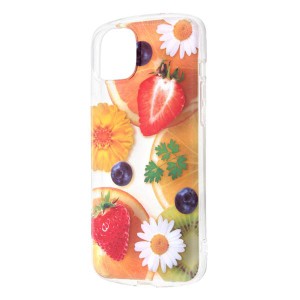 iPhone 15Plus ケース フルーツ 果物 柄 クリア 透明 保護 耐衝撃 スマホ カバー ソフト ビタミン