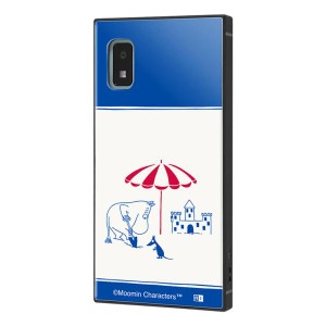 AQUOS wish2 wish ケース ムーミン RIVIERA バカンス ビーチ 砂のお城 スマホ カバー キャラクター グッズ 耐衝撃