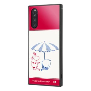 Xperia10II ケース ムーミン RIVIERA バカンス ビーチ 水着 スマホ カバー キャラクター グッズ 耐衝撃