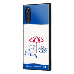 Xperia10III (Lite) ケース ムーミン RIVIERA バカンス ビーチ 砂のお城 スマホ カバー キャラクター グッズ 耐衝撃