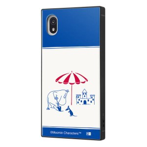 XperiaACEII ケース ムーミン RIVIERA バカンス ビーチ 砂のお城 スマホ カバー キャラクター グッズ 耐衝撃