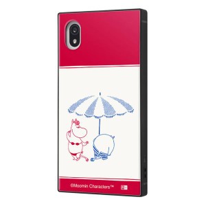 XperiaACEII ケース ムーミン RIVIERA バカンス ビーチ 水着 スマホ カバー キャラクター グッズ 耐衝撃