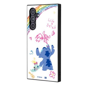 GalaxyA54 5G ケース ディズニー スティッチ 落書き 後ろ姿 スマホ カバー キャラクター グッズ 耐衝撃 ハイブリッド