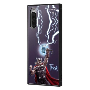 Xperia10IV ケース マーベル ソー MARVEL 稲妻 耐衝撃 スマホ カバー ハイブリッド