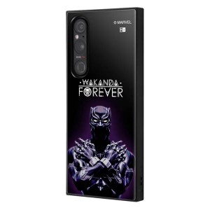 Xperia1V ケース マーベル ブラックパンサー MARVEL ワカンダ 耐衝撃 スマホ カバー ハイブリッド