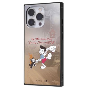 iPhone 13 Pro  ケース ディズニー ピノキオ 名作 耐衝撃カバー ハイブリッド KAKU 四角 スクエア かわいい 可愛い おしゃれ オシャレ シ