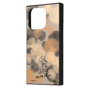 iPhone 15Pro ３眼 ケース ディズニー ミッキー 水彩 絵の具 耐衝撃 スマホ カバー ハイブリッド