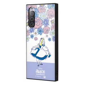 Xperia10V ケース ディズニー アリス 花柄 フラワー スマホ カバー キャラクター グッズ 耐衝撃 ハイブリッド