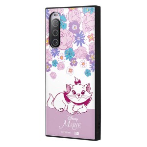 Xperia10V ケース ディズニー マリー 花柄 フラワースマホ カバー キャラクター グッズ 耐衝撃 頑丈 おしゃれキャット