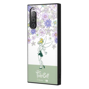 Xperia10V ケース ディズニー ティンカーベル 花柄 フラワー スマホ カバー キャラクター グッズ 耐衝撃 頑丈 ピーターパン