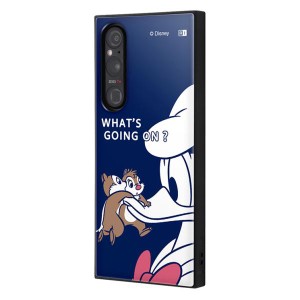 Xperia1V ケース ディズニー チップ デール ドナルド スマホ カバー キャラクター グッズ 耐衝撃 ハイブリッド