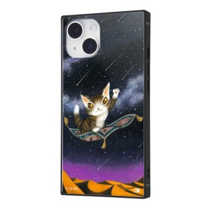 iPhone 14 13 ケース 猫のダヤン ねこ ダヤン 猫 砂漠の流れ星 スマホ カバー キャラクター グッズ 耐衝撃 ハイブリッド