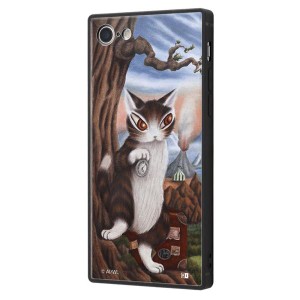 iPhone SE3 SE2 ケース 猫のダヤン ねこ ダヤン 猫 旅 わちふぃーるど スマホ カバー キャラクター グッズ 耐衝撃 ハイブリッド